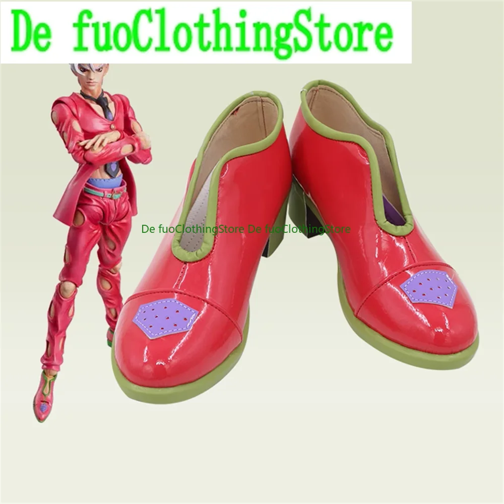 

Bizarre Adventure Pannacotta Fugo Cosplay Shoes Boots Game Anime Carnival Party Halloween Chritmas DefuoClothing Shoes Store