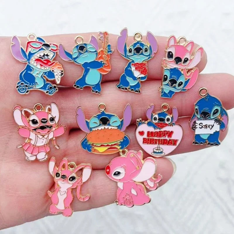 

10pcs Cartoon Anime Charm Jewelry Making Enamel Necklace Earring Bracelet Pendant diy Accessories Alloy Metal