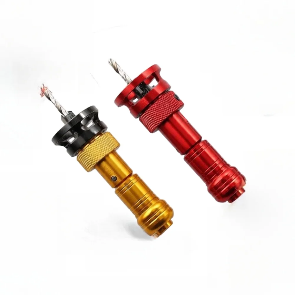 Dual Head Countersink Drill Bit For Woodworking With Adjustable Depth Stop And Replaceable Screw Driver