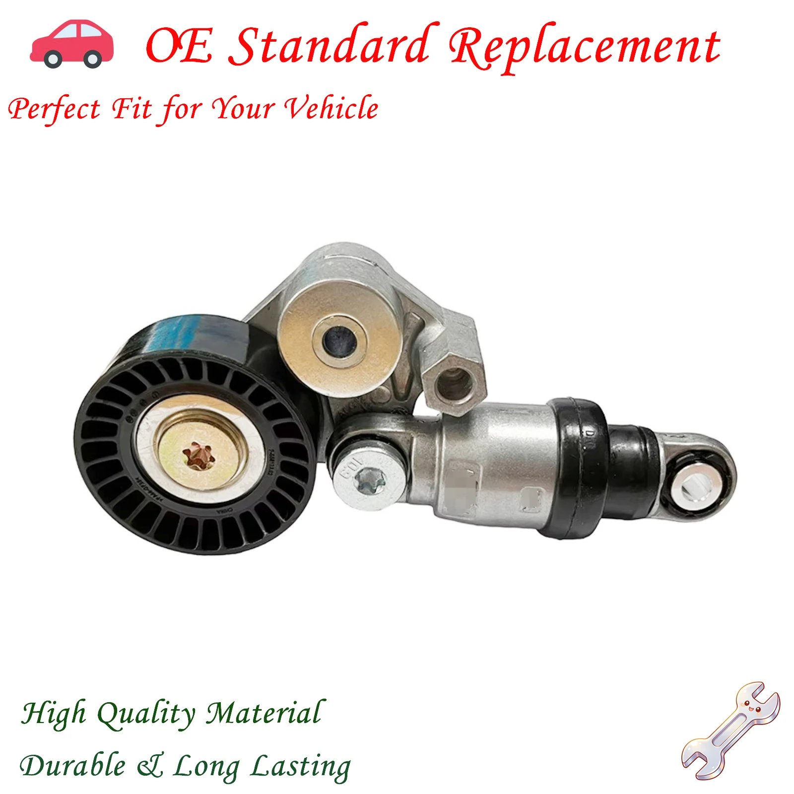 

Suitable for Mazda MX-5, CX-3, Mazda 3/6 PE03-15-980B, PE03-15-980A, PE7W-15-980 Tensioner, Idler Pulley, Auto Parts