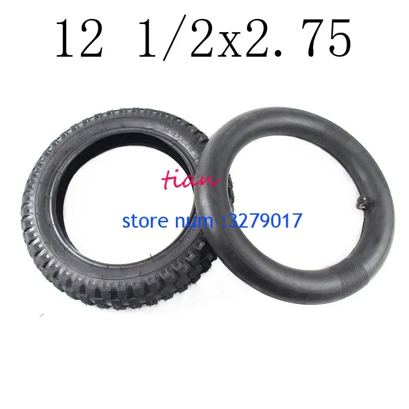 Good Quality 12 1/2 X 2.75 Inner Tube and Outer Tyre for 49cc Motorcycle Mini Dirt Bike Tire MX350 MX400 Scooter