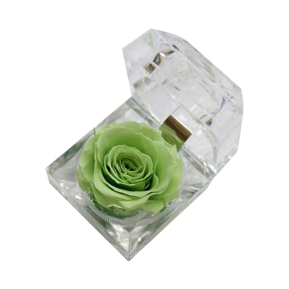 

1Pcs Preserved Rose Gift Box Eternity Fresh Flower Romantic Home Wedding Party Decor Ideal for Girlfriend Birthday Anniversary