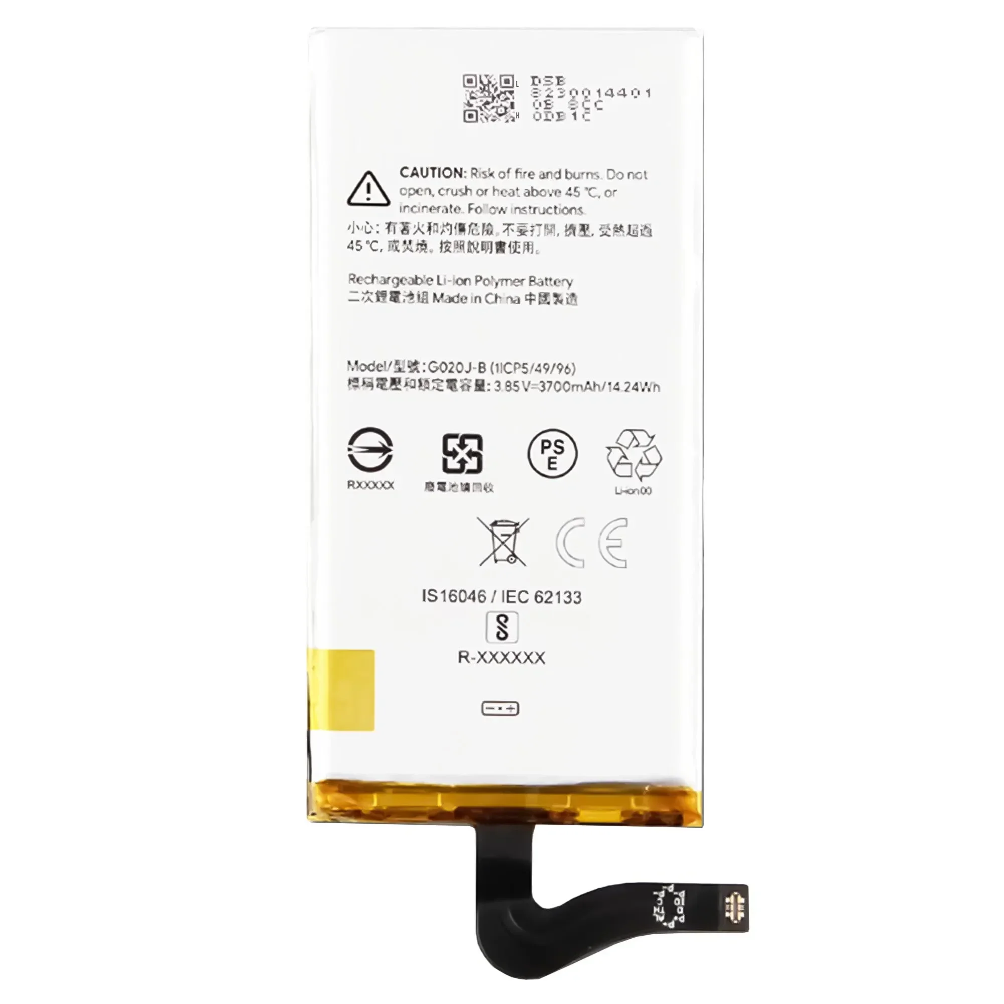 100% high capacity G020J-B G020J Replacement Battery For Google Pixel 4 XL Pixel4 XL G020J-B Genuine Battery 3700mAh