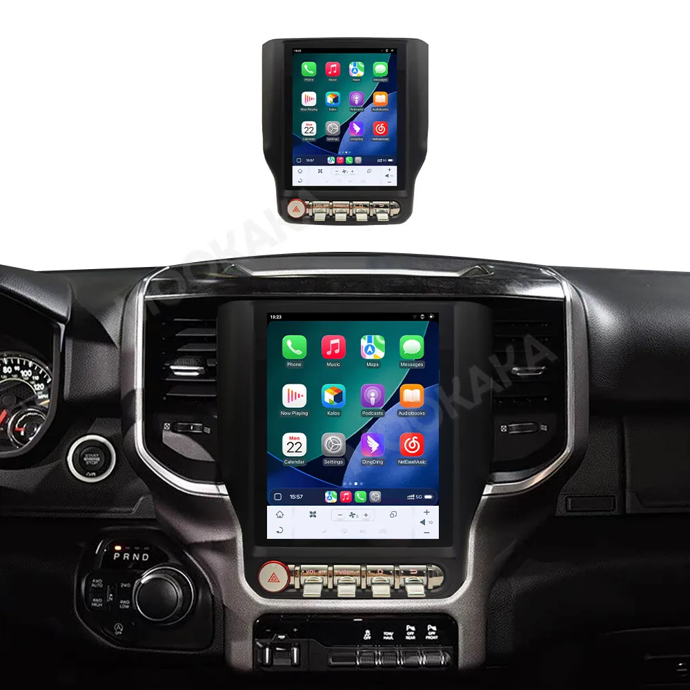 

Автомобильное радио с сенсорным экраном для Dodge Ram 2019-2021, Android, GPS, автомобильное мультимедиа, авторадио, стереоприемник, головное устройство