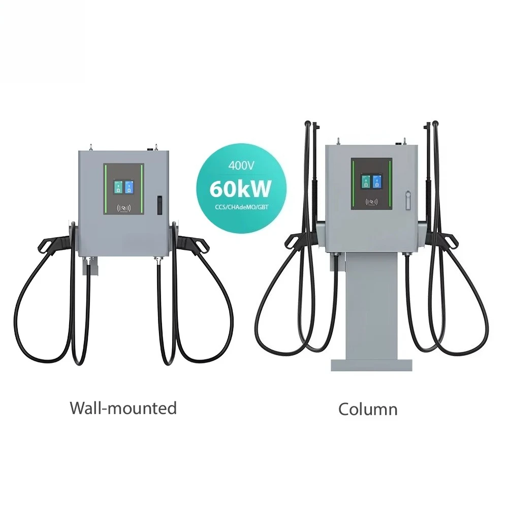 OCPP 2.0.1 DC EV Charging Columns Pos Payment Electric Car Wallbox Charger 30kW 60kW