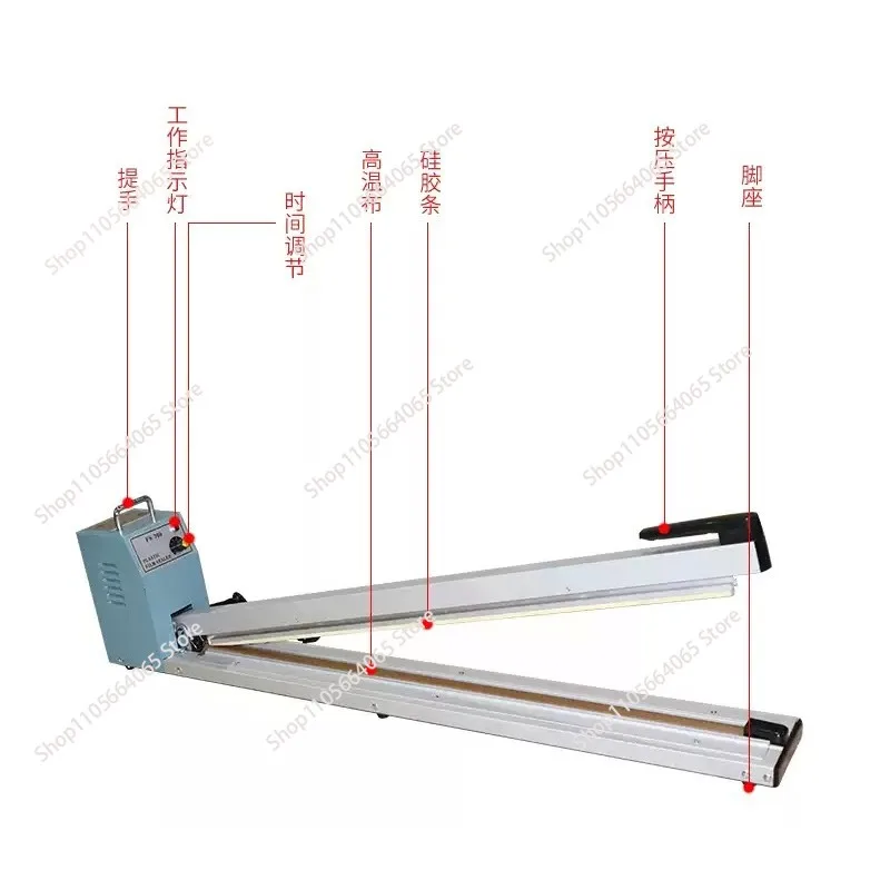 Aluminum Shell Hand Pressure Sealing Machine, Plastic Film, Aluminum-plastic   and Other Sealing Equipment 1pcs