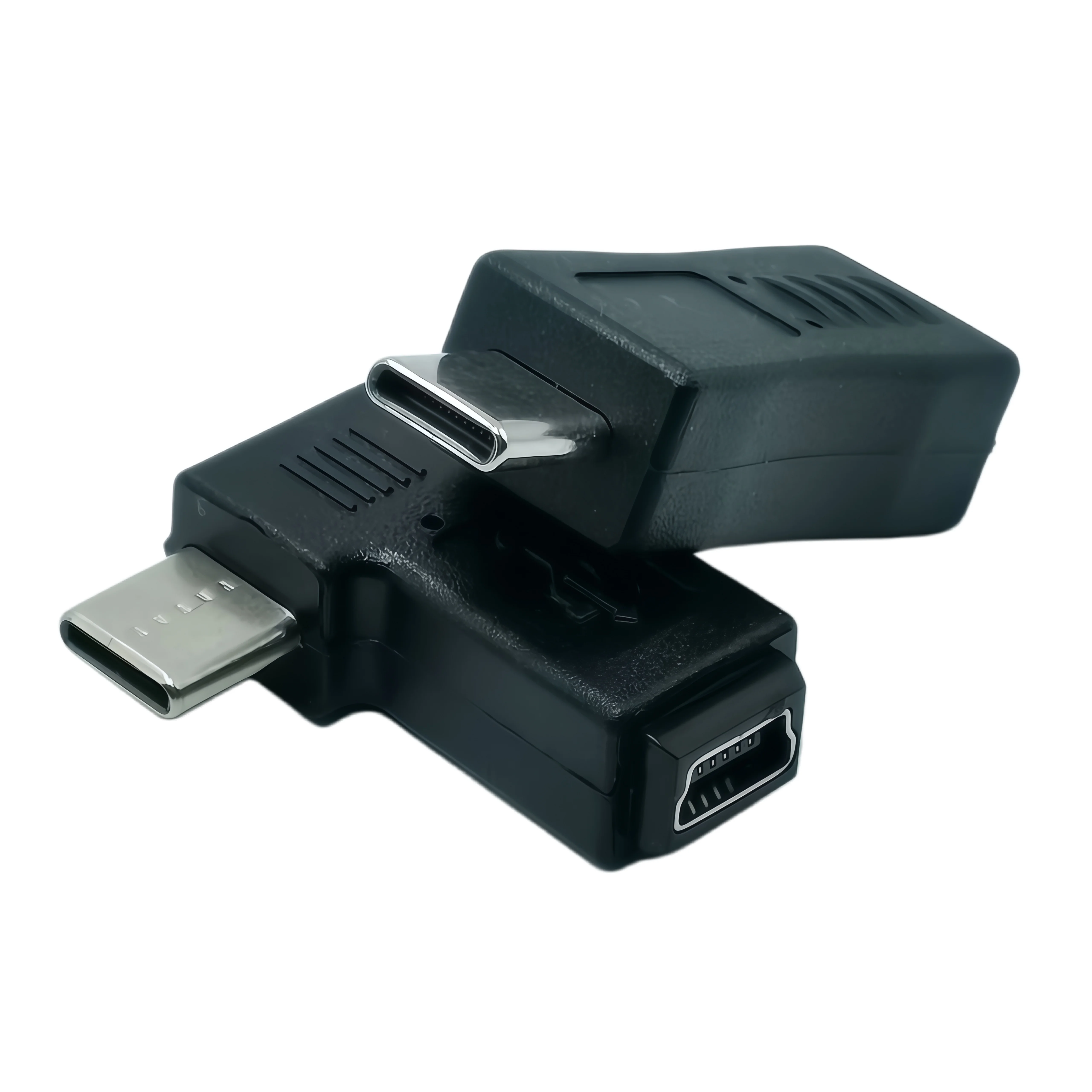 Type-C to Mini USB Adapter Mini USB Female to USB C Male Converter Support Charging and Data Sync for Cellphone Laptop