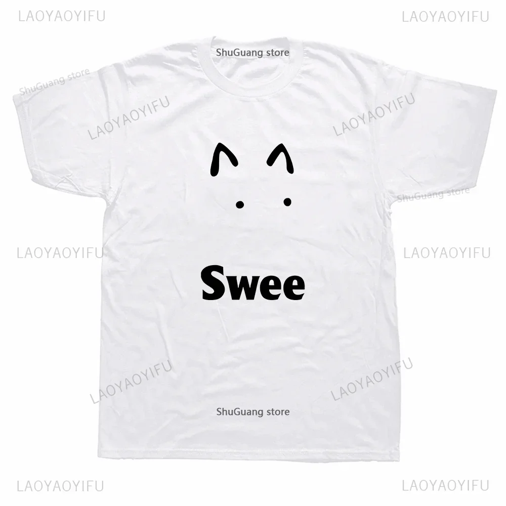 Hot Game Palworld T Shirt Kawaii Swee Sweepa Face Print Tops Kawaii Couples Clothes Graphic Cotton T Shirts Men Women Tee