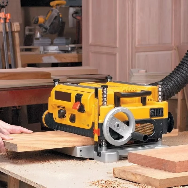 

High Precision Desktop Woodworking Press Planer Automatic Pressure Planing Machine for Wood Adjustable Thickness Smooth Finish