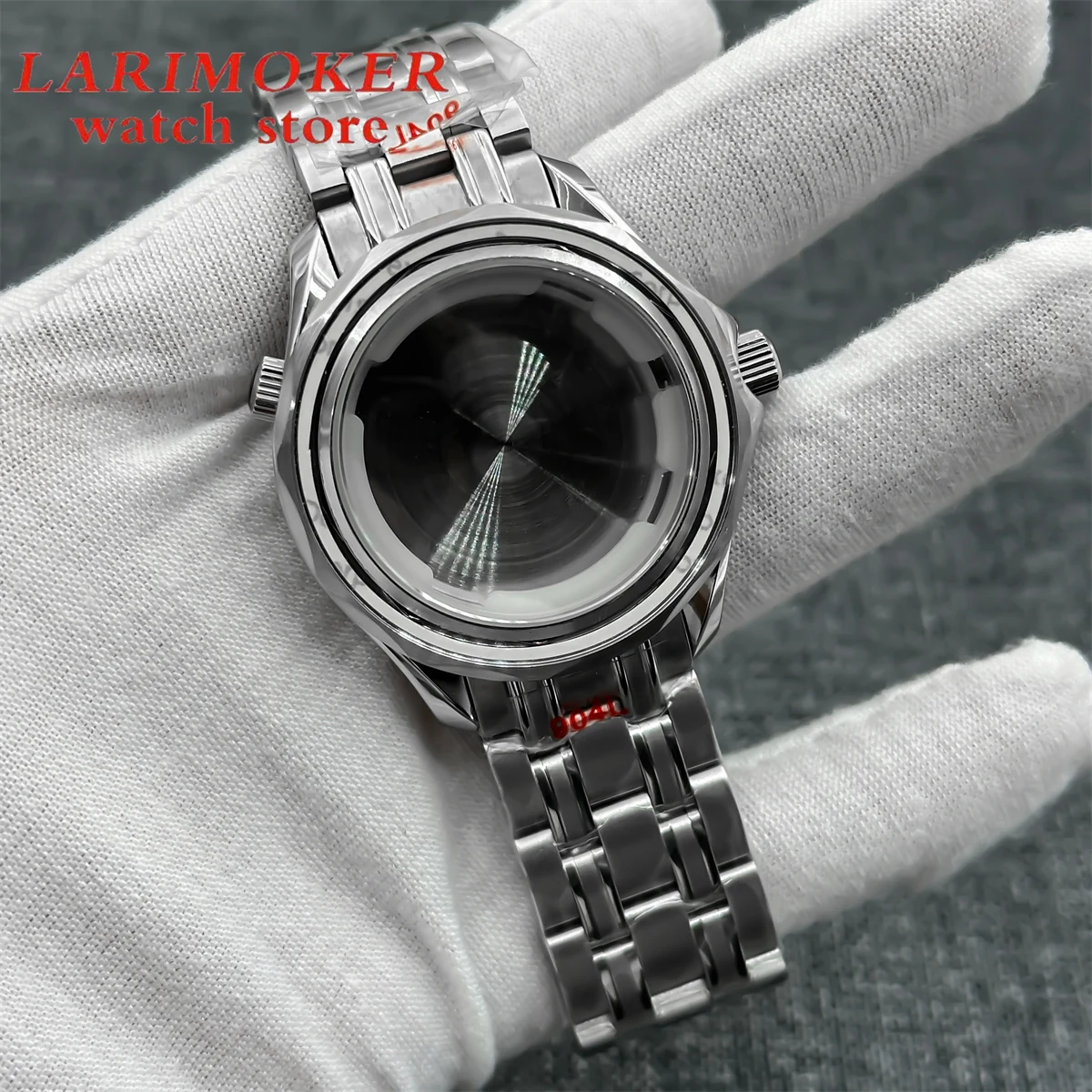 BLIGER-estuche cepillado de acero inoxidable 316L, vidrio de zafiro pulido, orejetas de diseño de doble cabeza, 41mm, NH34 35, ETA2824, PT5000