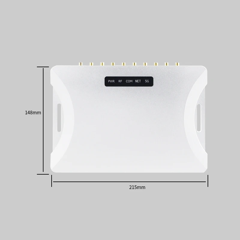 Long Range Reader Android 11.0 RFID UHF Reader 8port Fixed Access Control Card Reader for Warehouse