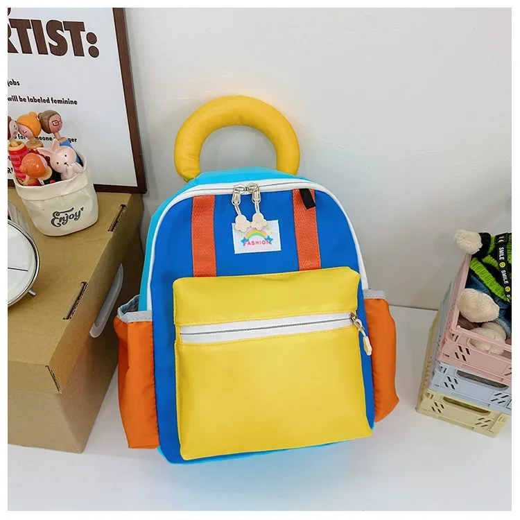 Mochila de jardín de infantes para niños y niñas, bolsa de aperitivos informal, ligera, a la moda, bonita, nueva