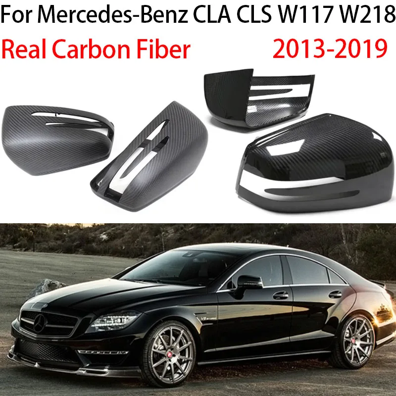 

Carbon Fiber For Mercedes-Benz CLA CLS W117 W218 2013-2019 Car Side Rearview Mirror Cover full of personalized and vibrant style