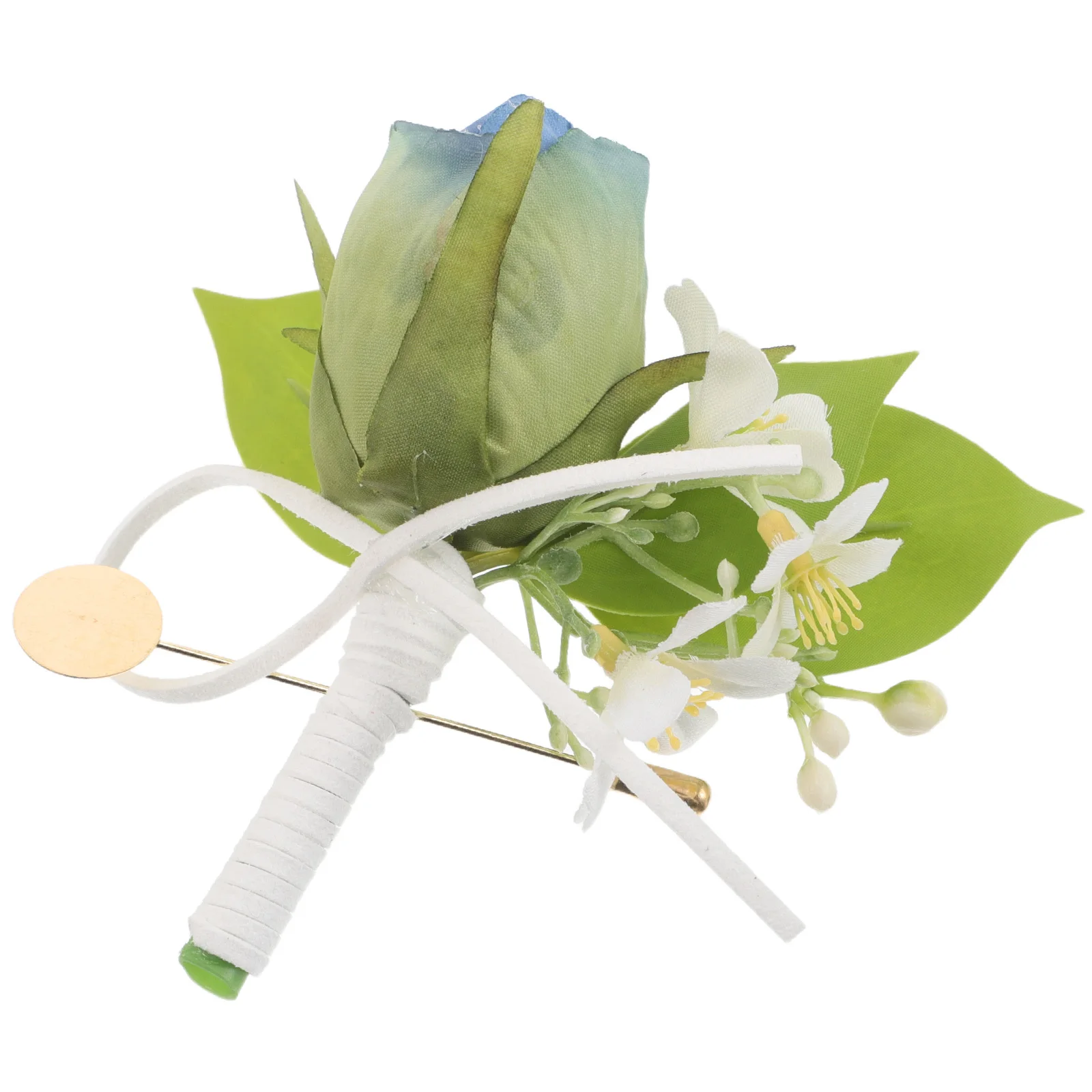 نابض بالحياة الحرير زهرة التوليب العروة اكسسوارات الزفاف الأنيقة للعريس وصيفات الشرف الأمهات ديكور حفلات الزفاف