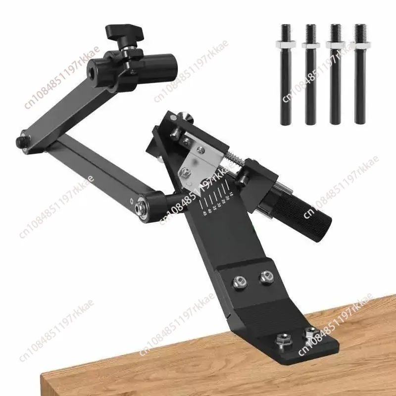 Professional Lawn Mower Blade Sharpener 15°-45° Adjustable, Heavy-Duty Steel, Fits Most Mower Blades with Non-Slip Grip