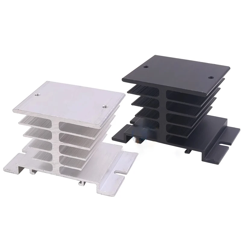 1pcs 10A-40A relay  Single Phase Solid State Relay SSR Aluminum Heat Sink Dissipation Radiator Newest,Suitable