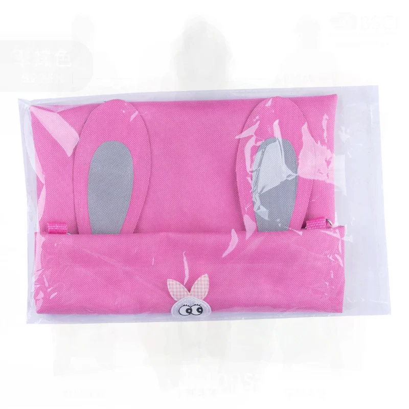 

Cute Rabbit Shaped Pet Feeder for Guinea Pig And Chinchilla Pink Hay Bag Cross-border Small Pet Accessories