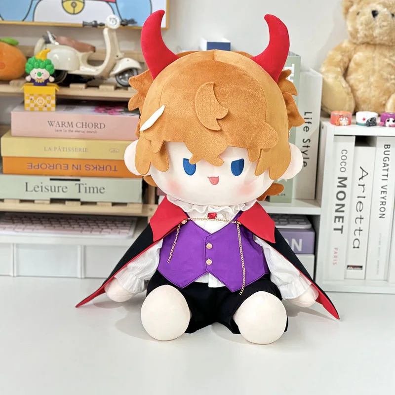 

Anime 40cm Seated Change Cotton Doll Clothes Toy Demon Suit Devil Outfit Props Cosplay Dolls Accessories