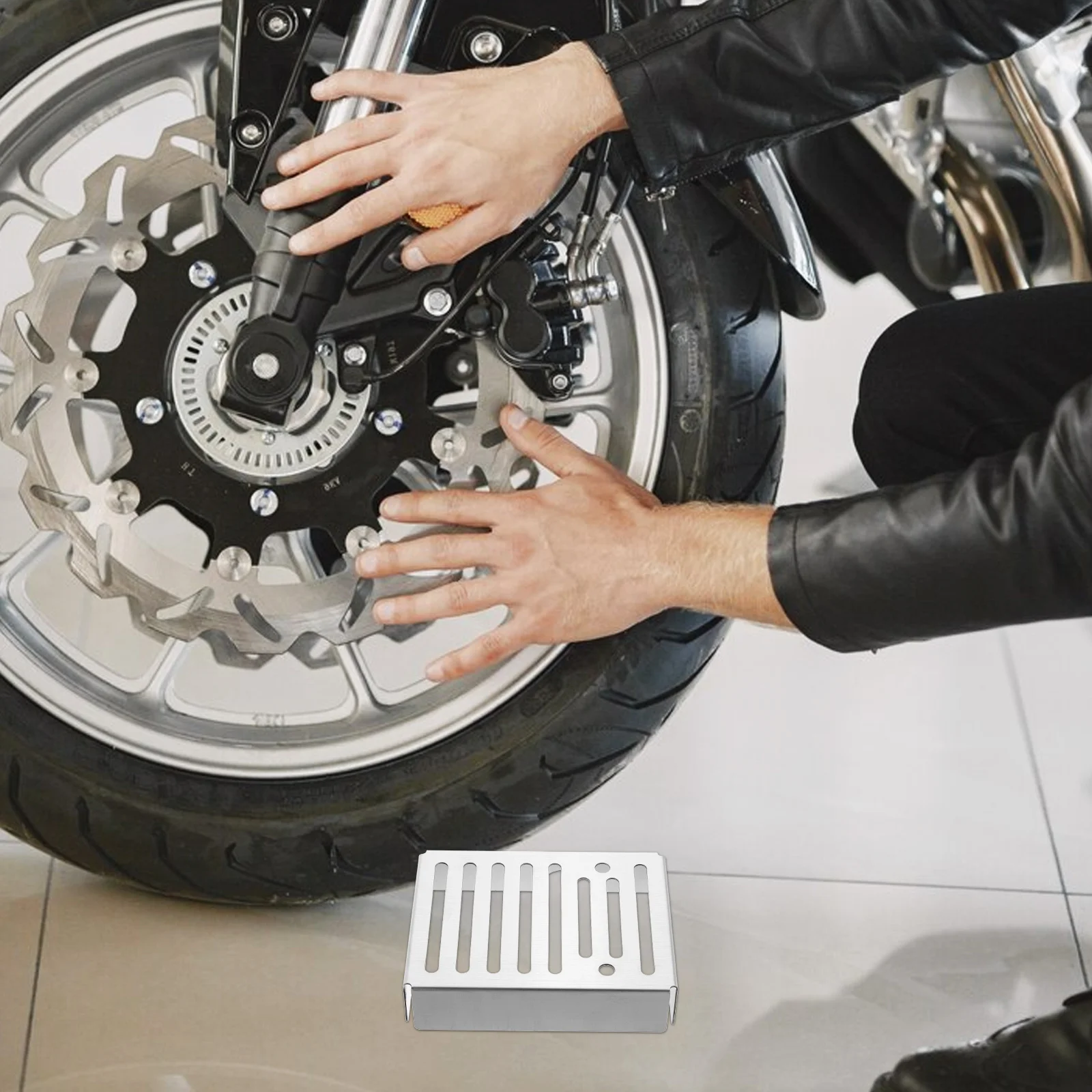 

Motorcycle Fairing Cover Stainless Steel Voltage Stabilizer Guard For Vn900 Motorbike Rear Seat Fairing Kit