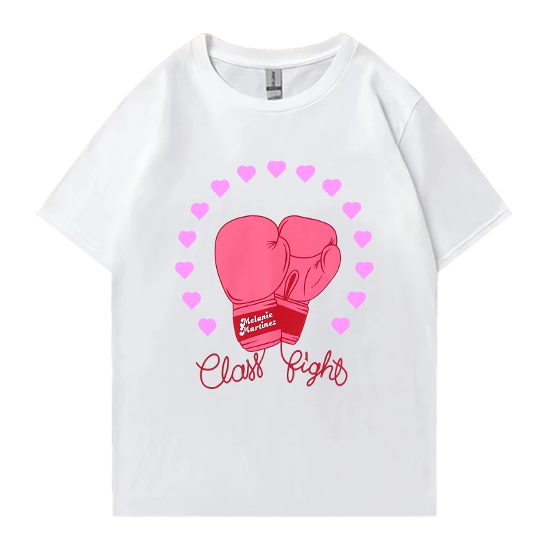 Cantante Melanie Martinez Classe Fight T-shirt Uomo Donna Y2k Divertente T-shirt oversize a maniche corte Unisex 100% cotone streetwear