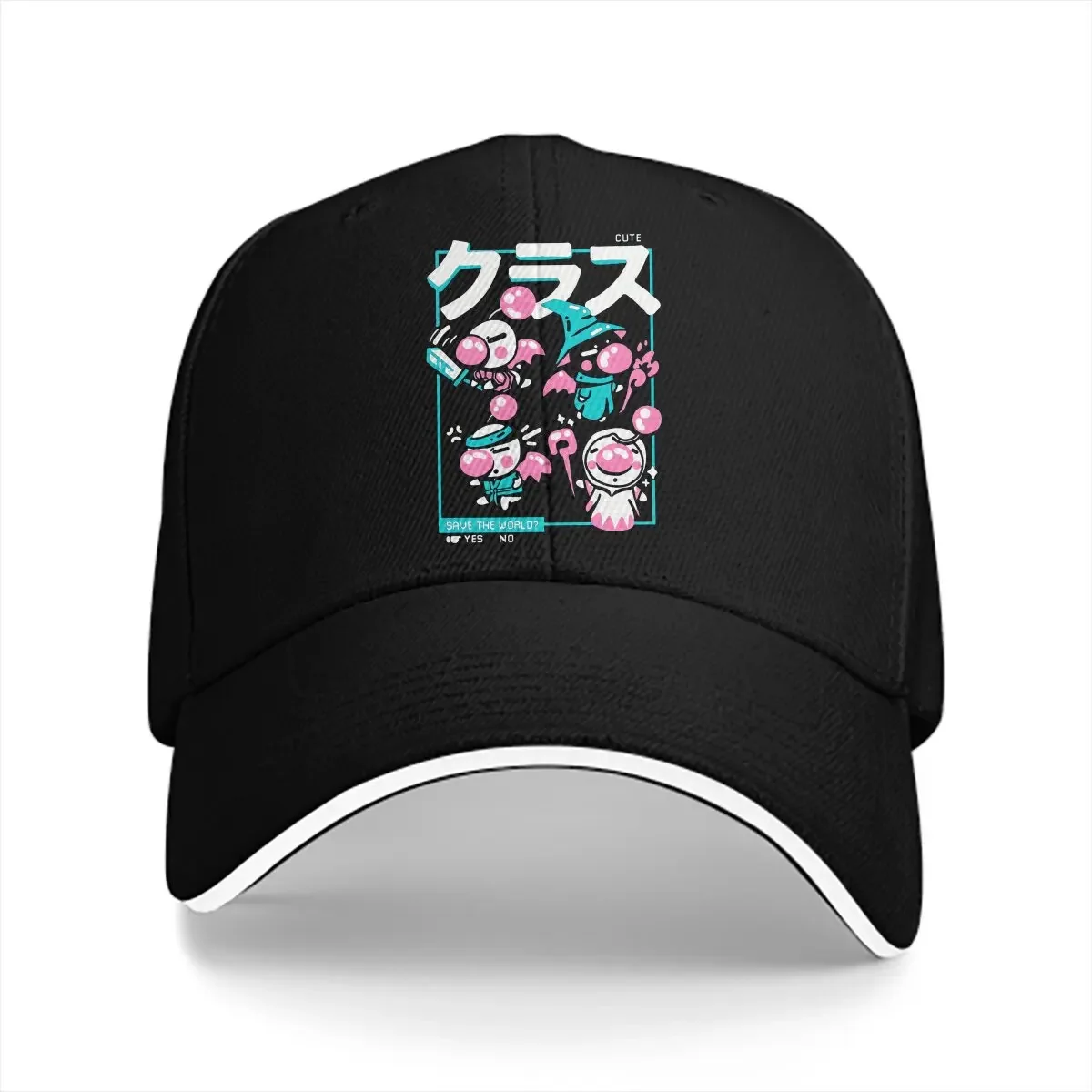 Washed Men's Baseball Cap Kupo Heroes Trucker Snapback Caps Dad Hat The Binding of Isaac Rebirth Wrath of the Game Golf Hat