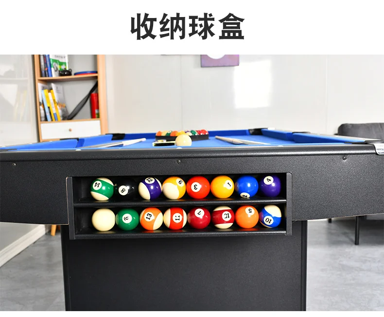 Folding American billiard table 7-foot table adult family billiard table