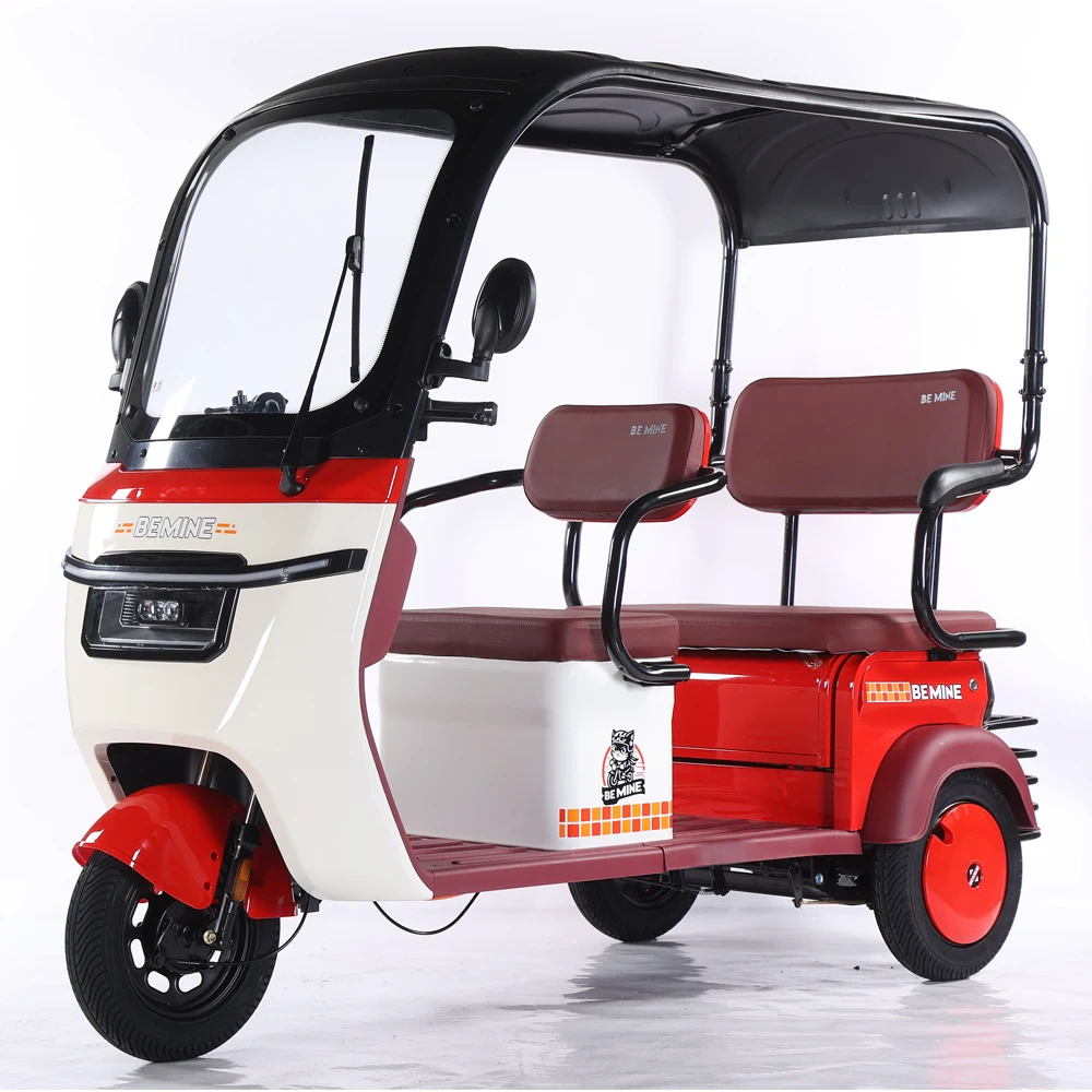 

Новый дизайн 800 Вт 1000 Вт электрический трайк 60 В трехколесный электрический открытый электрический трехколесный велосипед для пассажиров