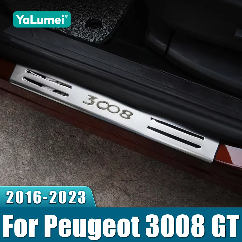 

Для Peugeot 3008 GT 2016-2023 (3008GT MK2) — Защитные накладки на пороги для гибридного автомобиля, аксессуары
