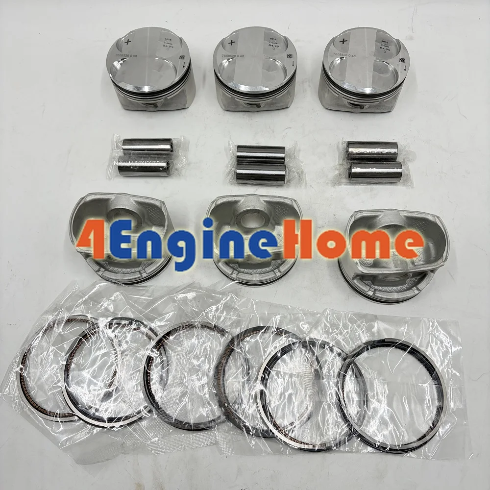 

Комплект из 6 поршней и поршневых колец 20 мм 11257558528 для BMW F11 530i X1 E84 XDrive25i E70 X5 3.0si Z4 E85 E86 3.0si E89