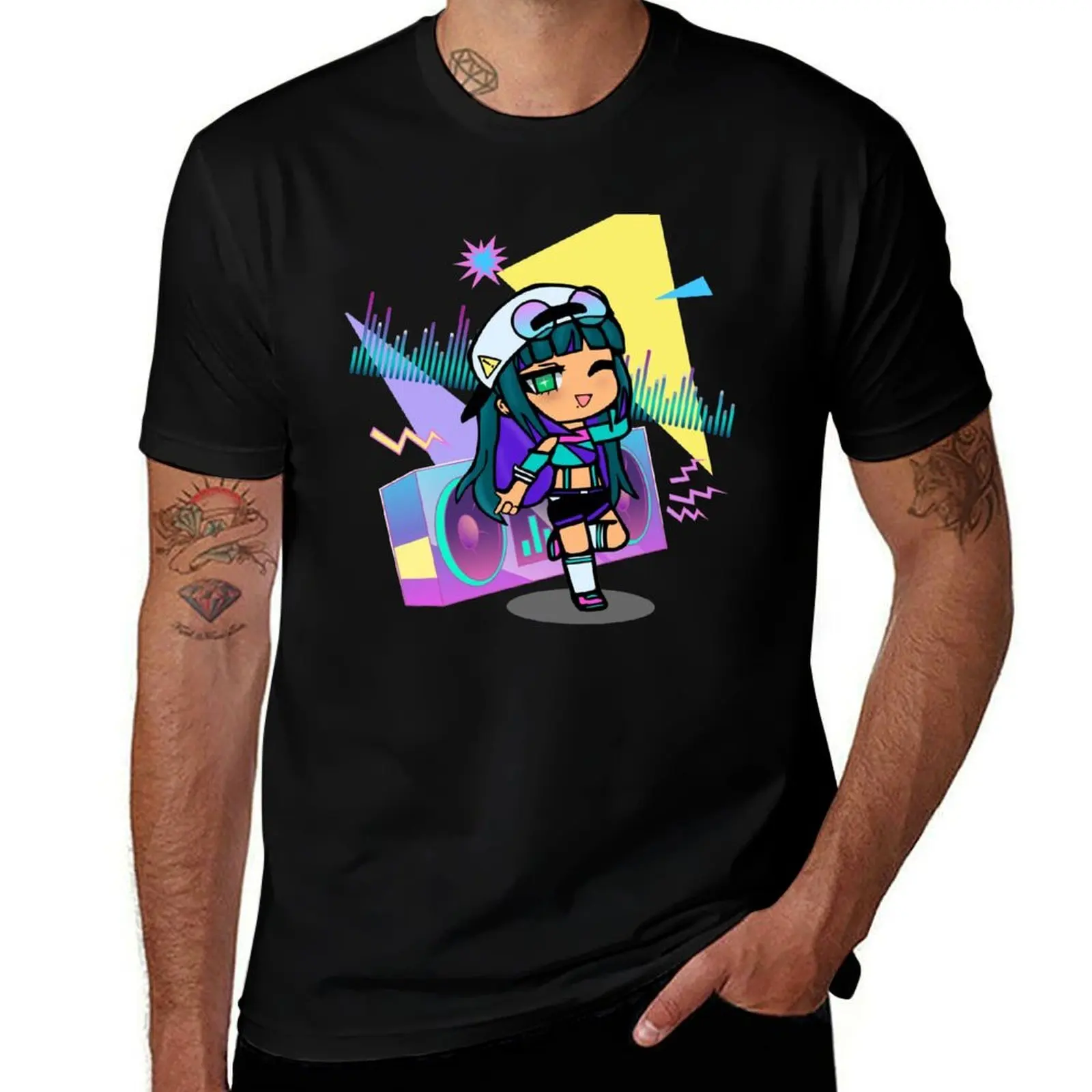 

Cool Gacha life girl T-Shirt Quick Dry Fishing T-Shirt