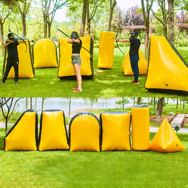 

Field Shooting Game Inflatable Paintball Bunker CS Obstacles Game Arena Interactive Bunkers for Team Building Activities