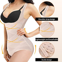 Women's One-Piece Tight Buttocks Control Lifting and Shaping Device High Waist Training Tight Fitting Clothing
