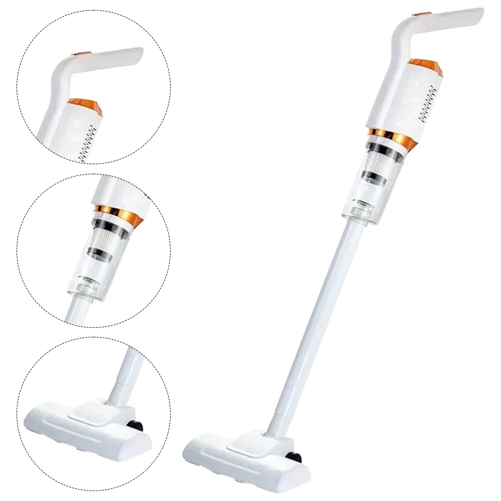 Handheld Wireless Vacuum Cleaner USB Rechargeable 2000mAh Mopping Machine Large Suction Vacuum Cleaner for Vehicle Home Cleaning
