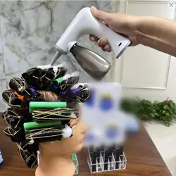 Professional Electric Bubble Hair Device Steamer Foam Evenly Foaming Machine Cold and Hot Hair Perming For Hairdressing Styling