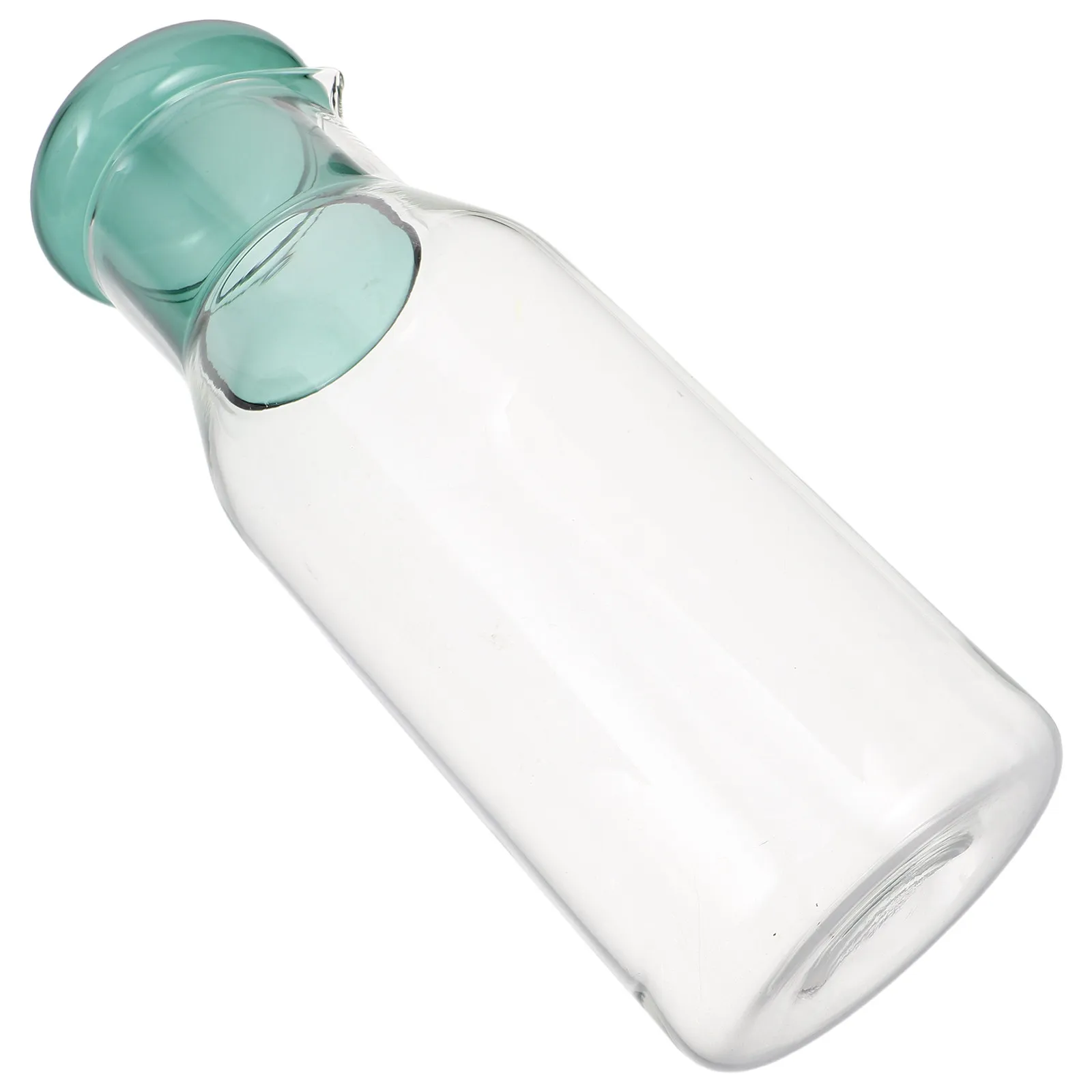 

Glass Cold Drink Pitcher Hot Cold Beverage Carafe for Home Minimalist Clear Water Jug Juice Pitcher Fridge Door Carafe