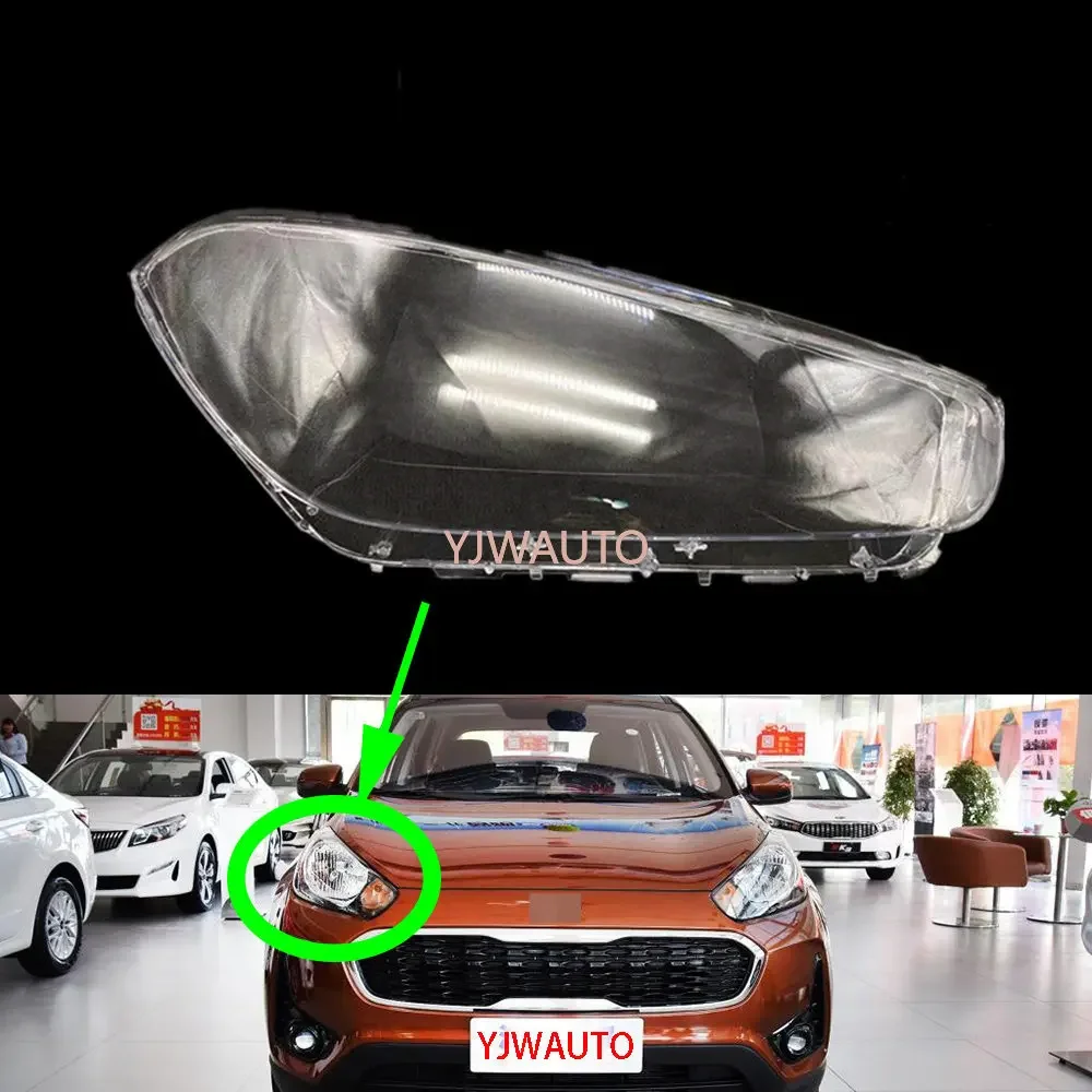 For Kia Seltos KX3 2015 2016 2017 2018 Car Headlamp Cover Glass Headlight Lens Replacement Front Lamp Shade Auto Shell