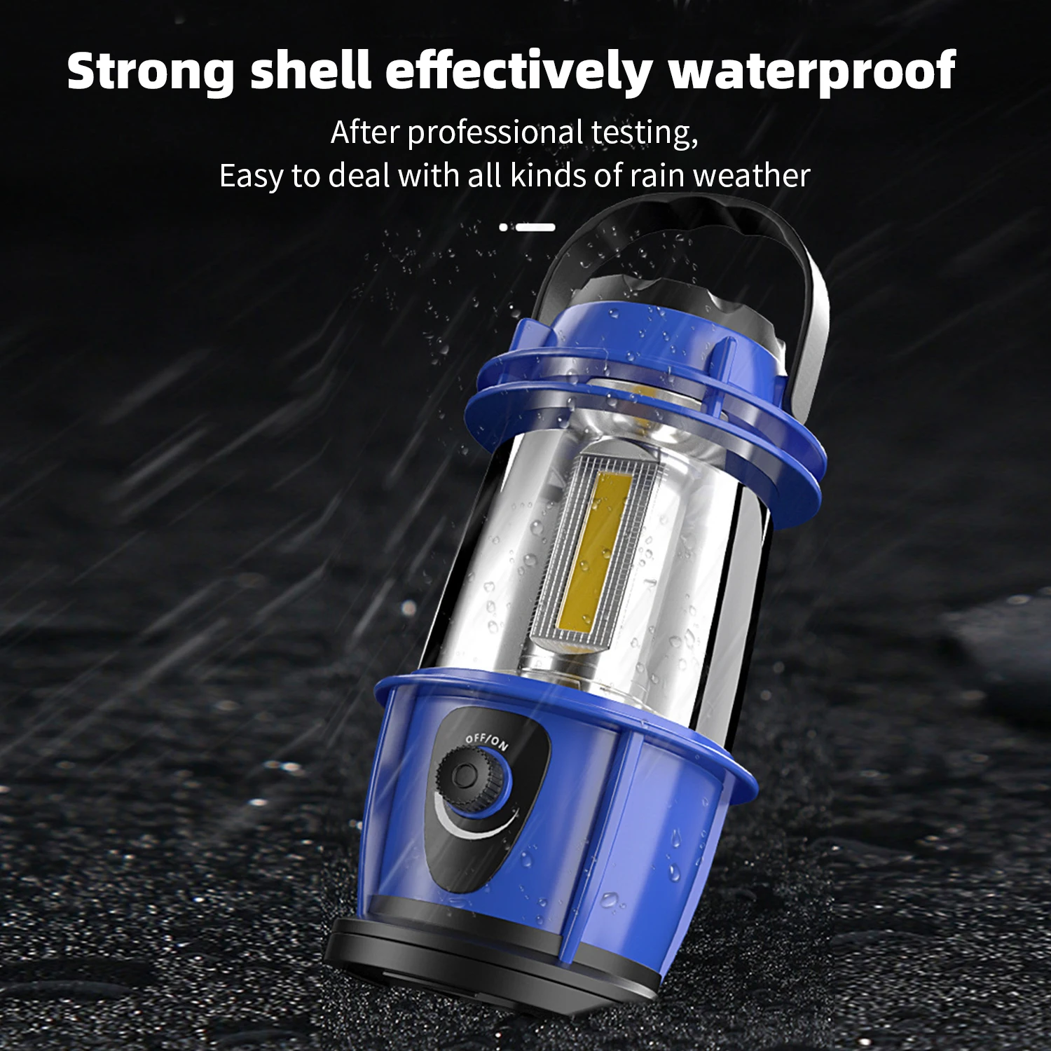 Portable Camping Lamp Adjustable Brightness LED Camping Lights Waterproof Tents Lighting Lantern Emergency Bulb Flashlight