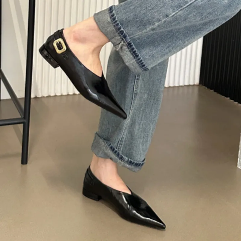 Women Pointed Toe Flats Shoes New Summer Spring Autumn Casual Designer Loafers Ballet Trendy  Luxury Sneakers Shoes for Women