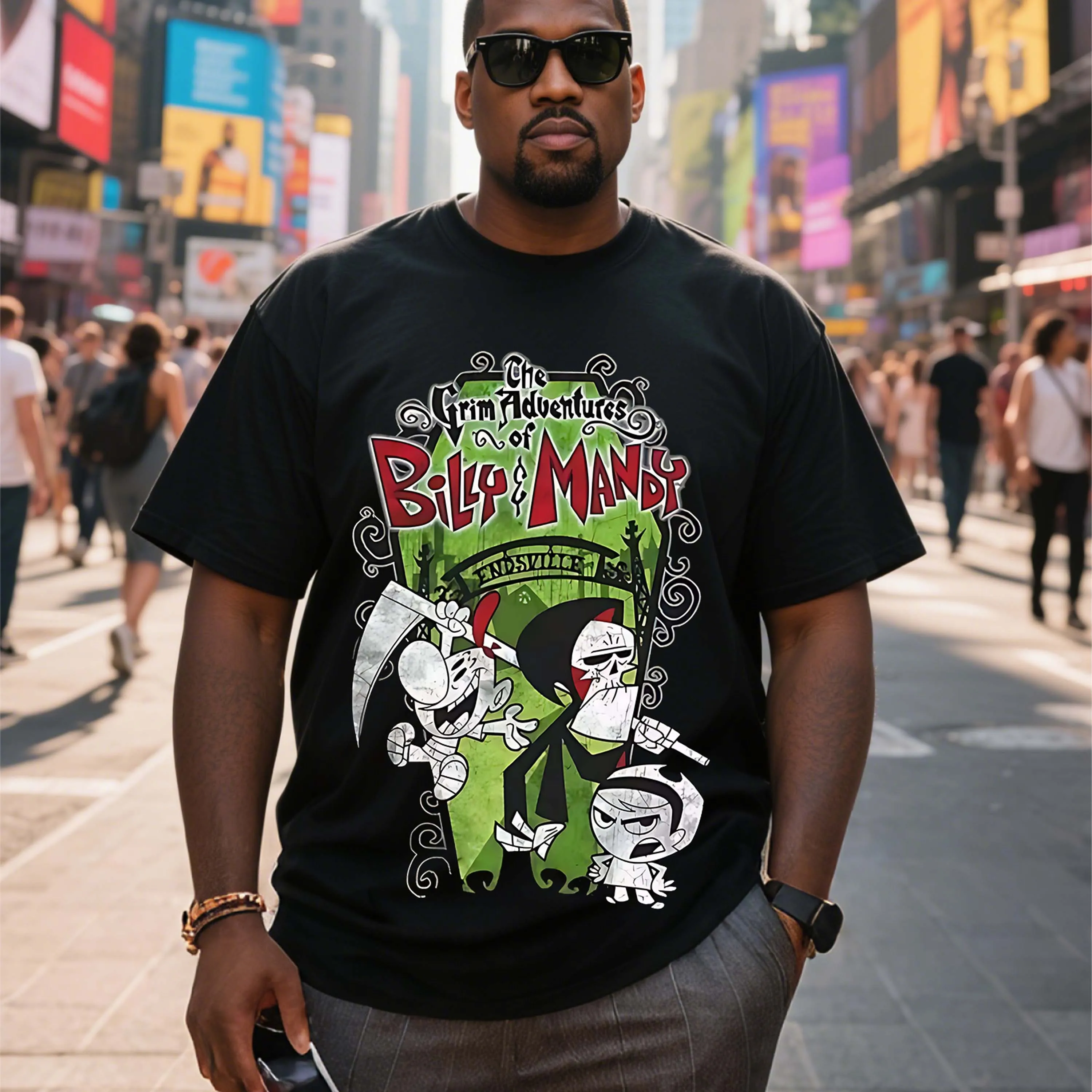 

Мужская футболка больших размеров, черная с круглым вырезом из чистого хлопка, подходит для верхней одежды весной и летом, повседневная и удобная