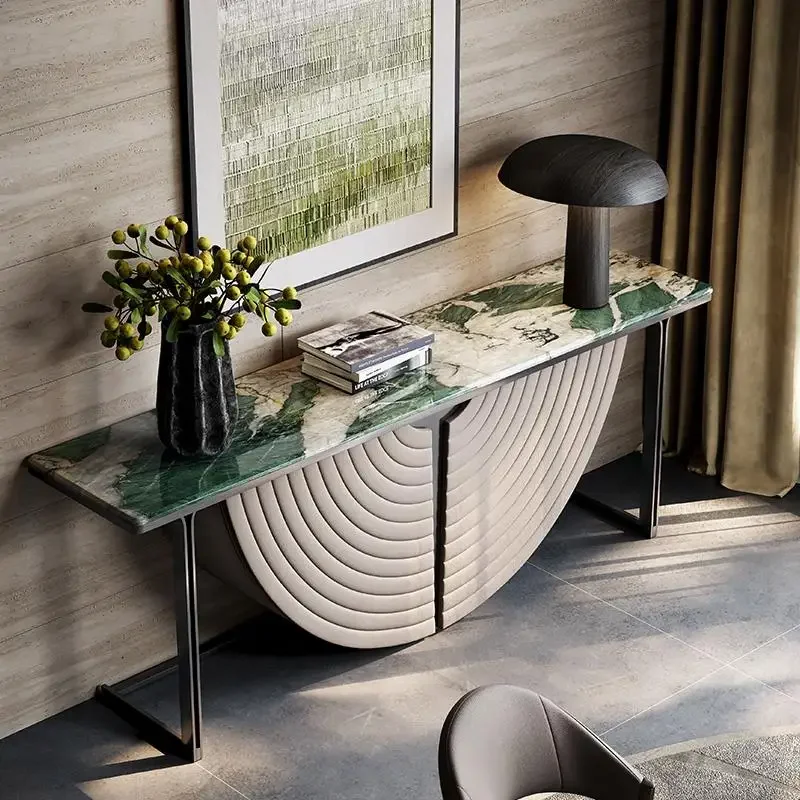 Edge light luxury locker natural marble