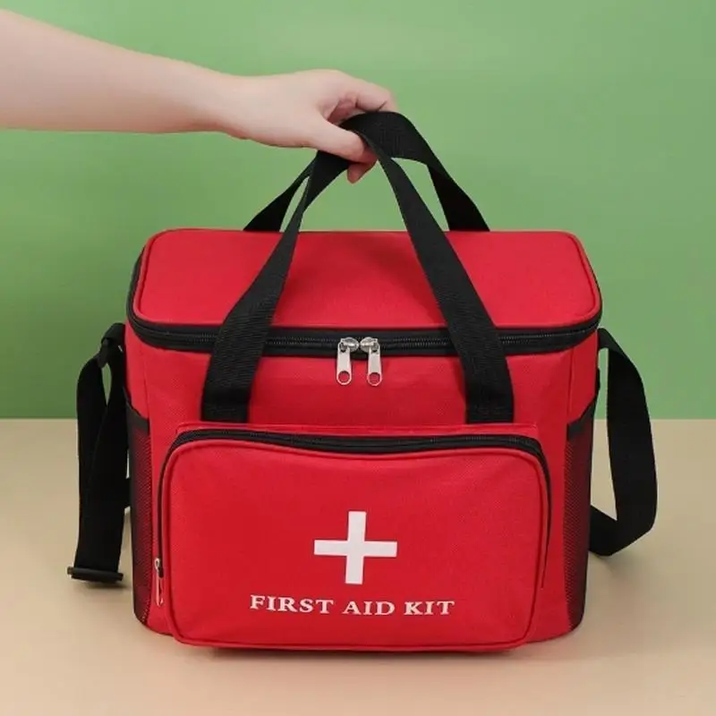 Handheld Large Capacity Epidemic Prevention and Health Bag, Portable Emergency Bag, Household Regular Medical Supplies Storage