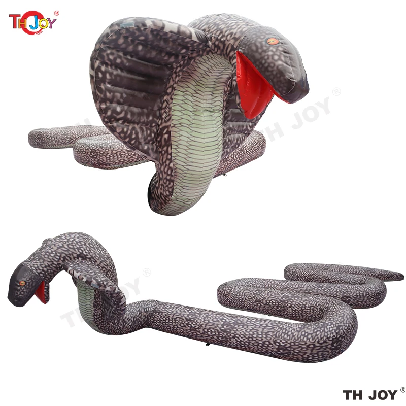 

Halloween Night Park Decoration Huge Snake Monster Giant Inflatable Snake Model for Party Stage Decoration Nightclub Advertising