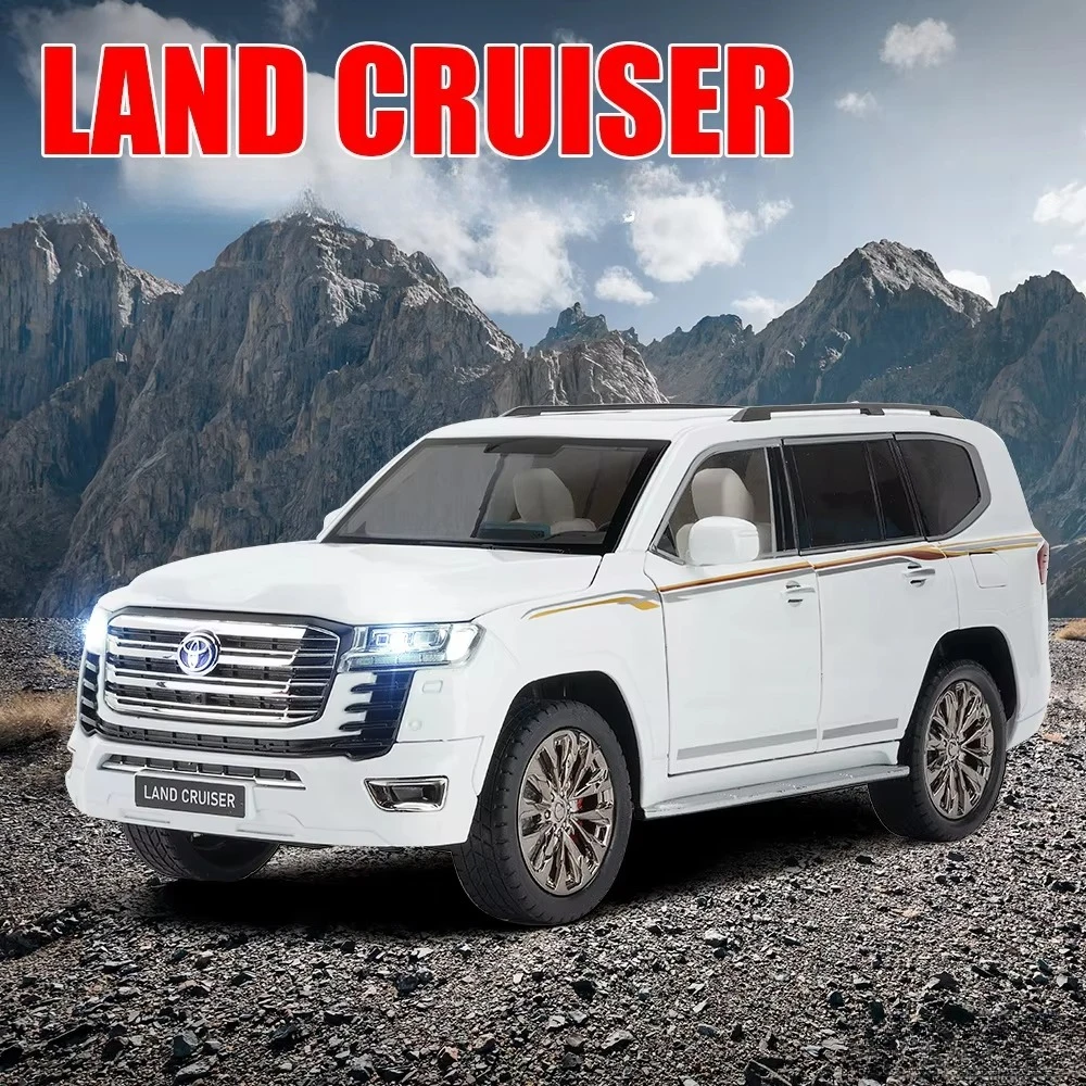 1:18 Land Cruiser LC300 SUV Alloy Car Diecast Model Gift Birthday Present For Trendy Display