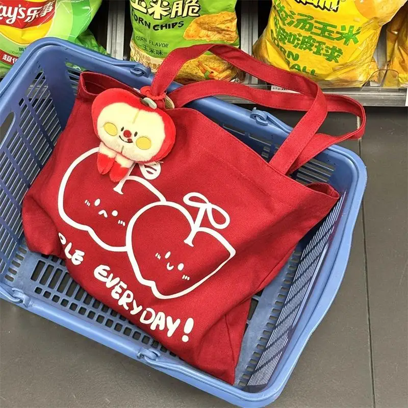 أنيمي الحب و Deepspace Caleb تأثيري الكرتون لطيف حقيبة كتف Itabag حقيبة يد ركاب عالية السعة حقيبة قماش قنب هدية عيد الميلاد