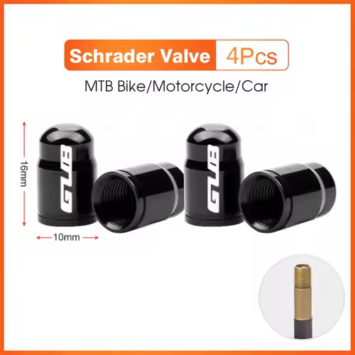 2pcs GUB Aluminum CNC Bicycle Tire Valve Cap MTB Road Bike Tube Tyre Gas Nozzle Cover for AV FV Schrader Presta Valve Dustproof - Image 15