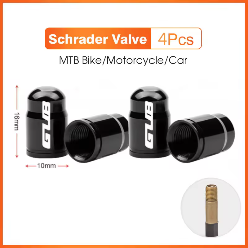 2pcs GUB Aluminum CNC Bicycle Tire Valve Cap MTB Road Bike Tube Tyre Gas Nozzle Cover for AV FV Schrader Presta Valve Dustproof - Image 15