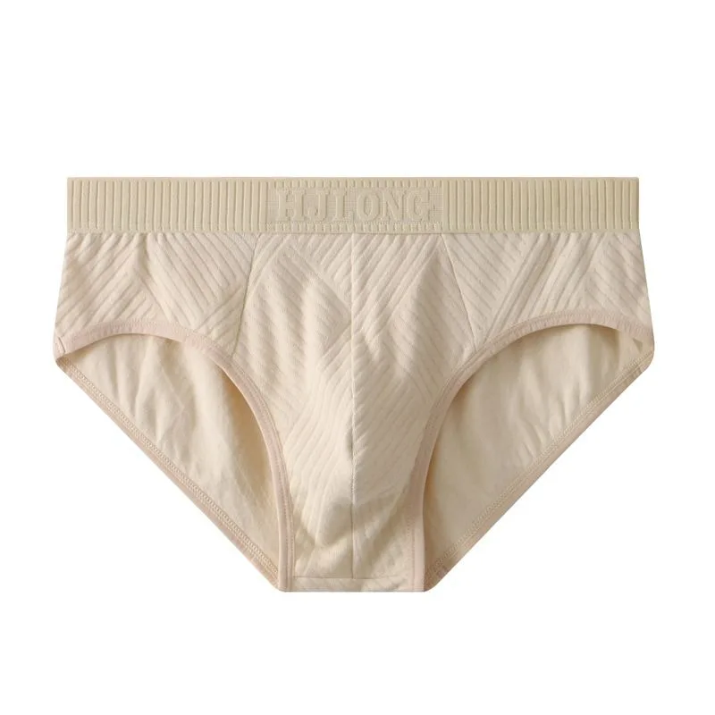 Slip fin en coton respirant pour homme, culotte triangle, non marquant, anti-favorable, entrejambe, abonnés simples, taille basse, printemps, été, nouveau