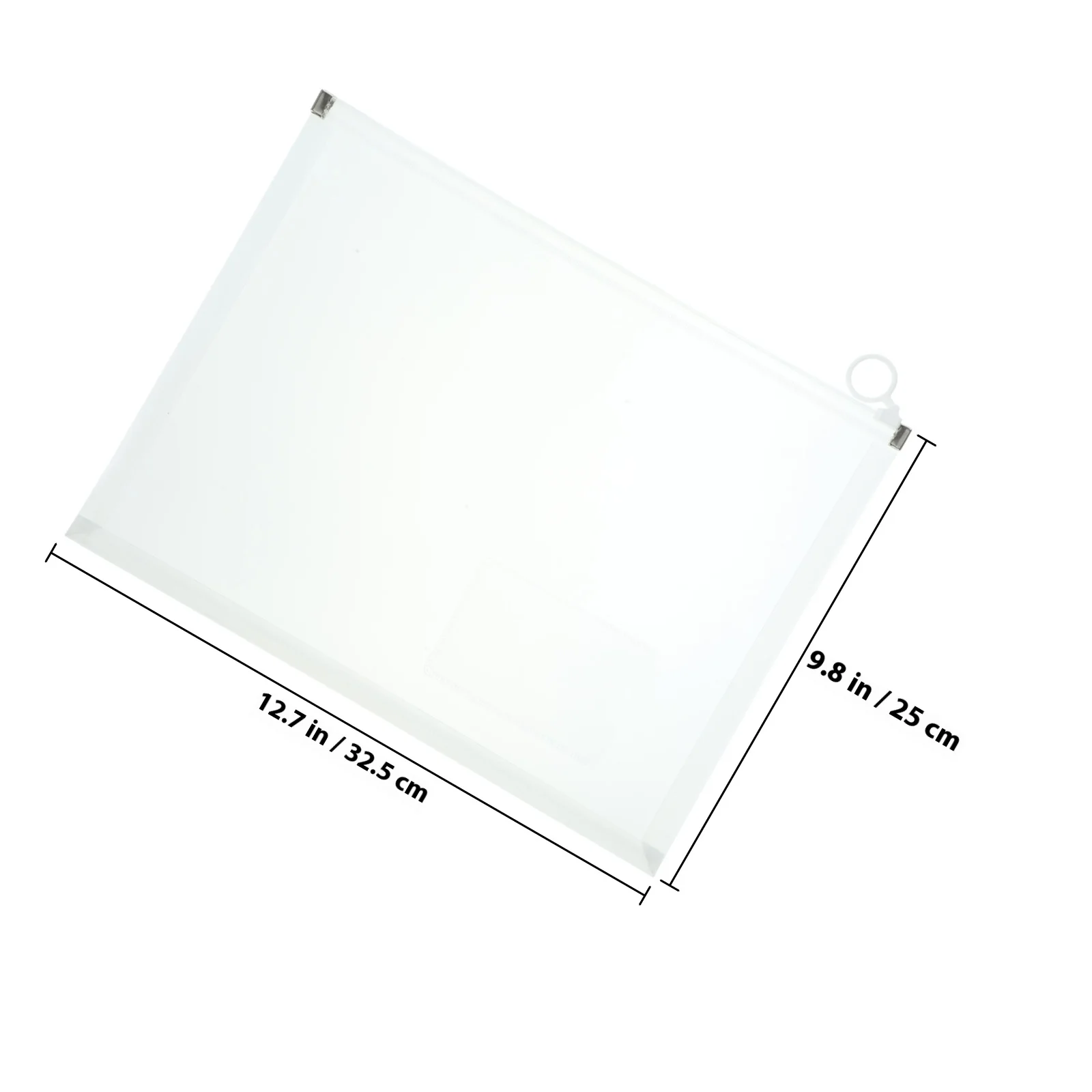 5Pcs Project Folders A4 Plastic Document Holders Clear File Bags Waterproof Document Storage Organizer Office Supplies