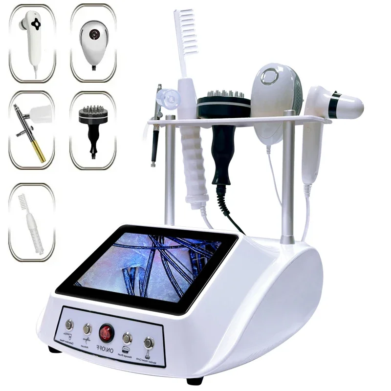 5 in 1 Hair Growth Machine Scalp Massage Devices Hair Loss Treatment Machine LED Growth Repair Root And Promote Hair Growth