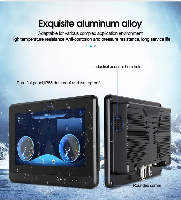 Sun Readable Open Frame Marine Boat Center Console Flat Display Ip67 Outdoor Lcd Industrial Tft Waterproof Touch Screen Monitor